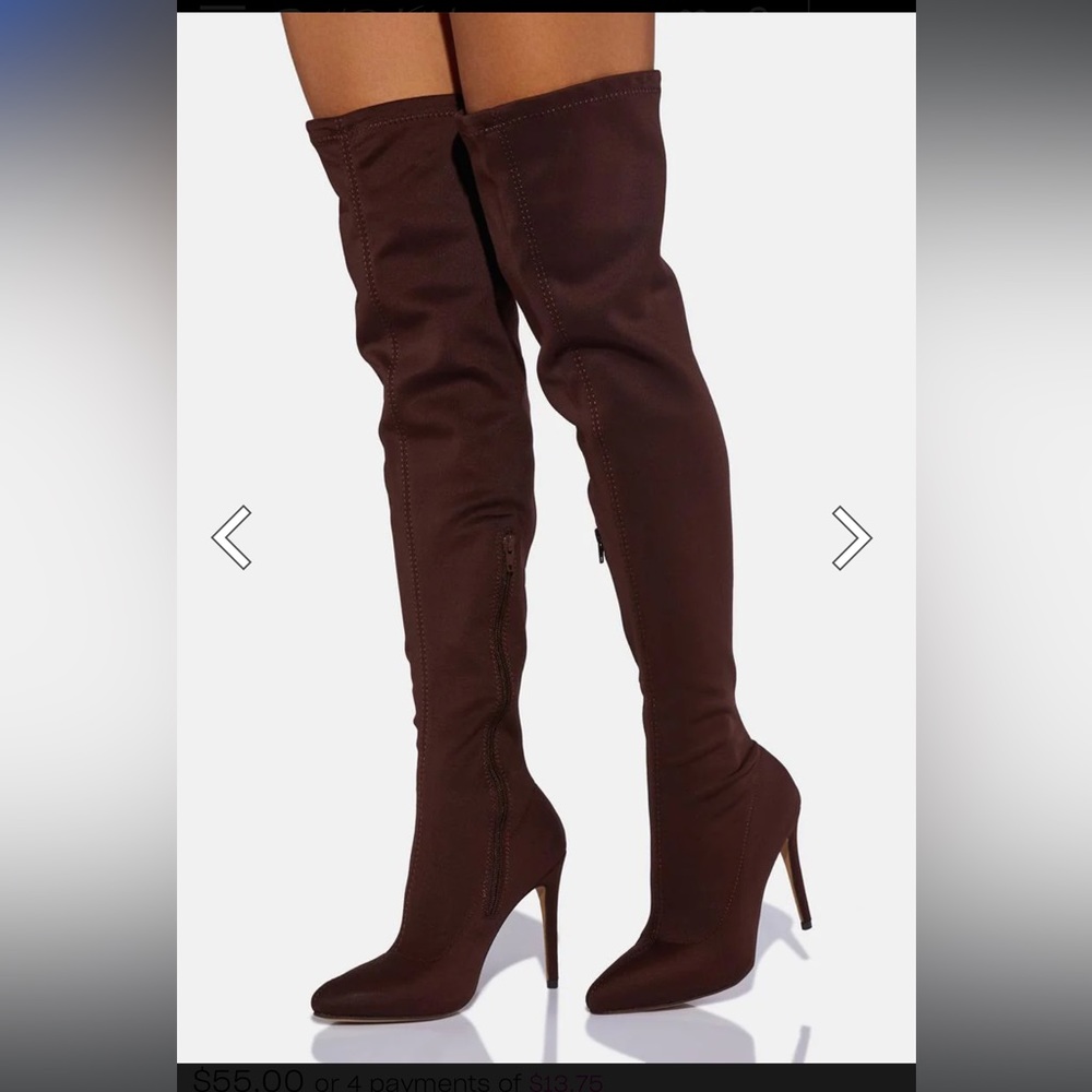 Walnut Common Ground Thigh High Boots